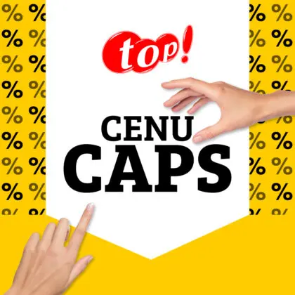 TOPS. CAPS PĀRDOŠANAS VEICINĀŠANAS KAMPAŅA.