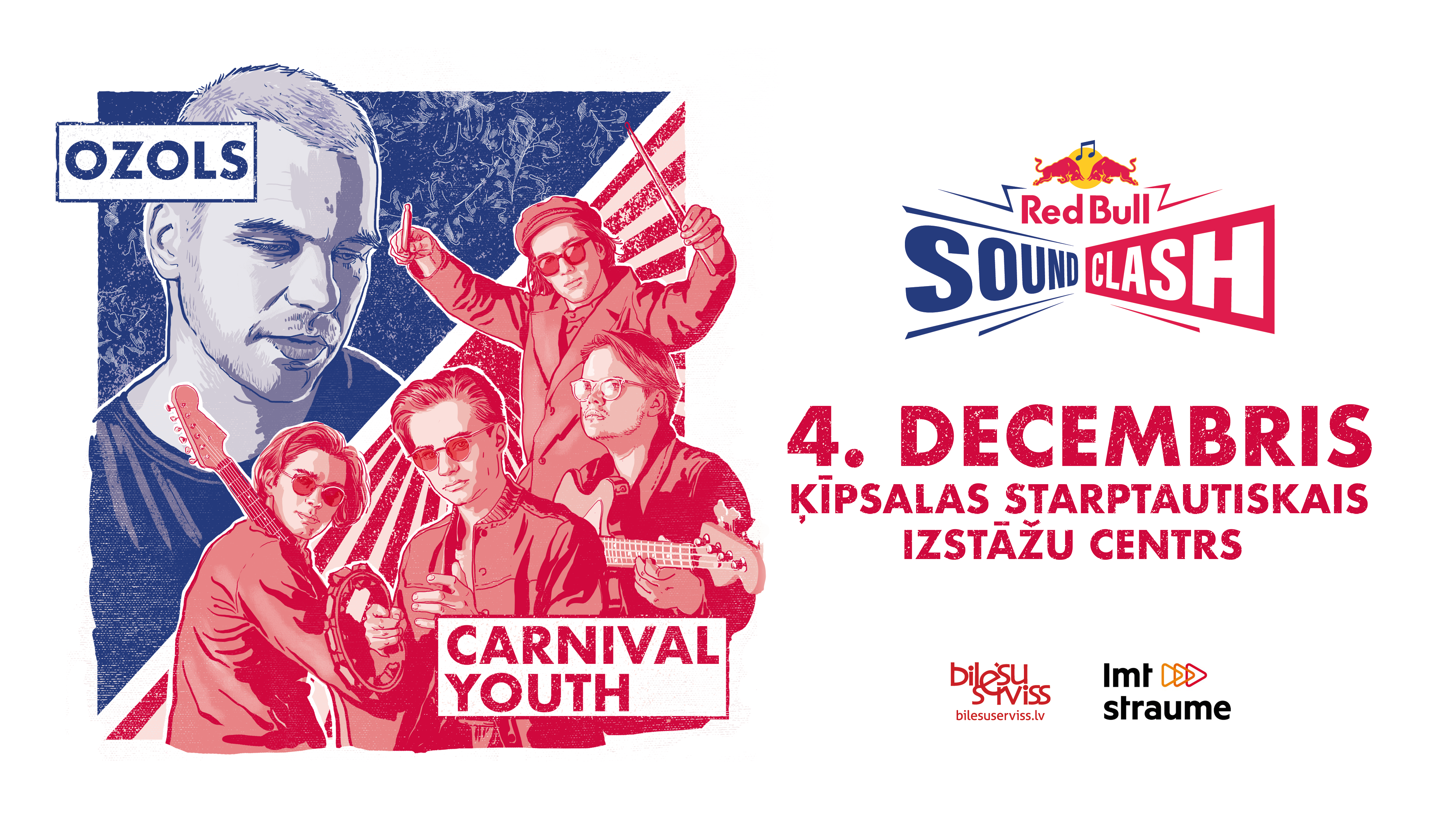 RED BULL. Music event “Soundclash” brand identity, campaign and event branding.