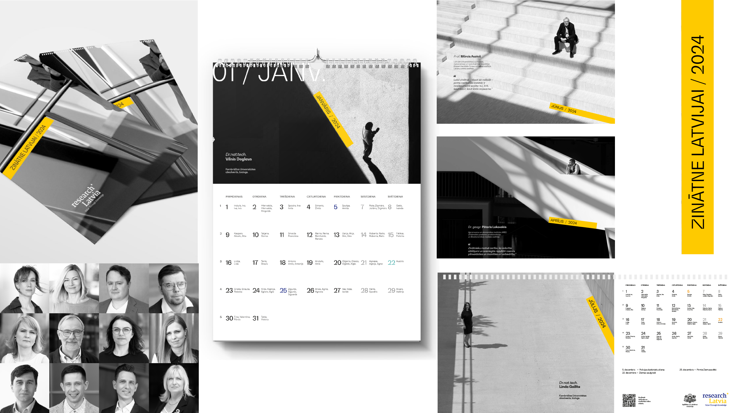 IZGLĪTĪBAS UN ZINĀTNES MINISTRIJA. Design and content of the Scientists’ and Researchers’ calendars –<br><br> 2023 & 2024 editions.