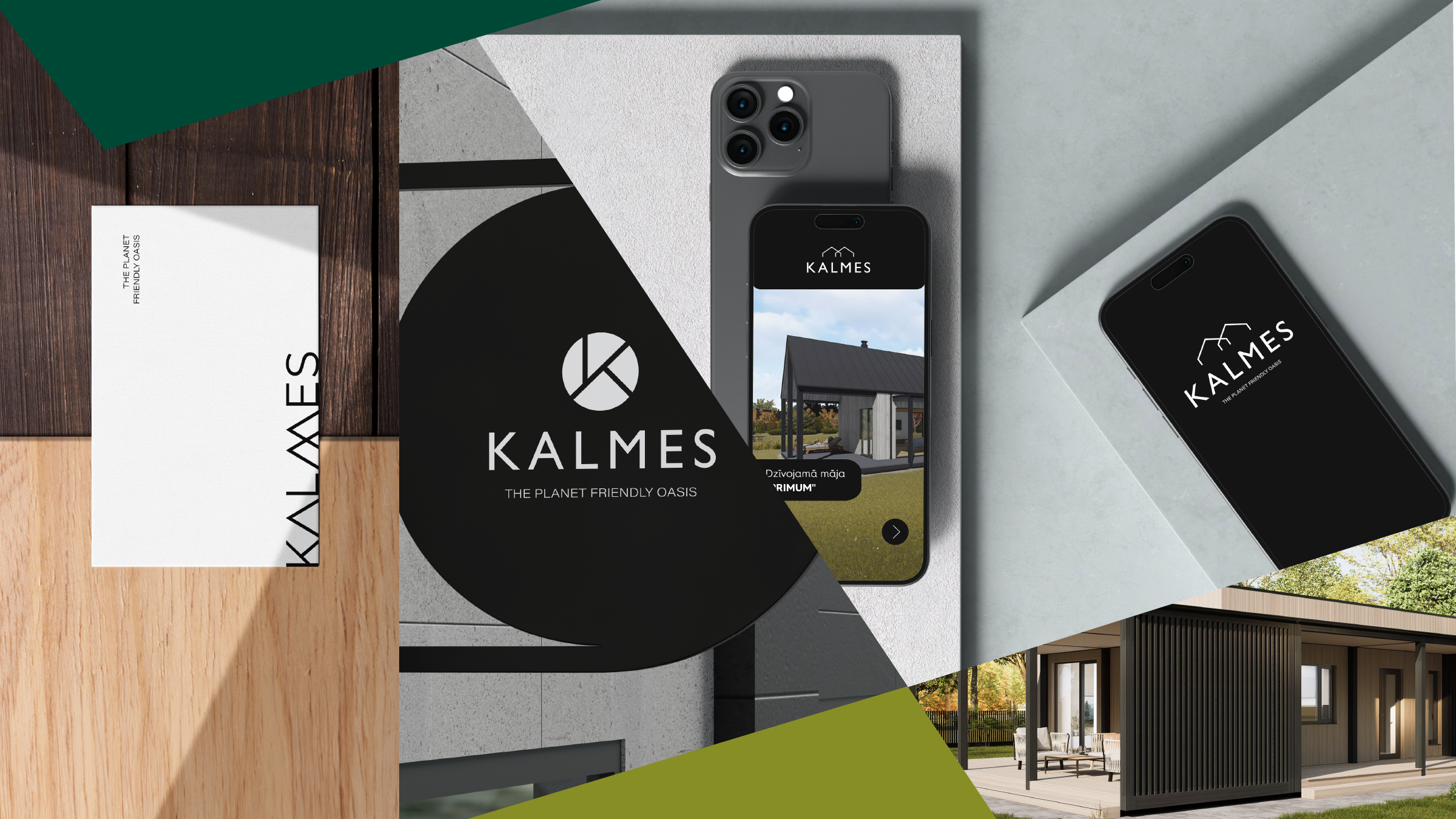 KALMES. Nekustamā īpašuma zīmola identitāte.