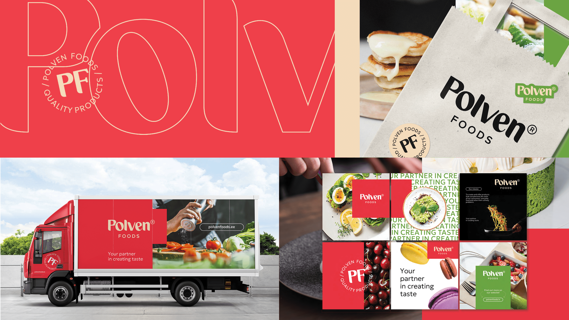 POLVEN. Real estate brand identity and web page.