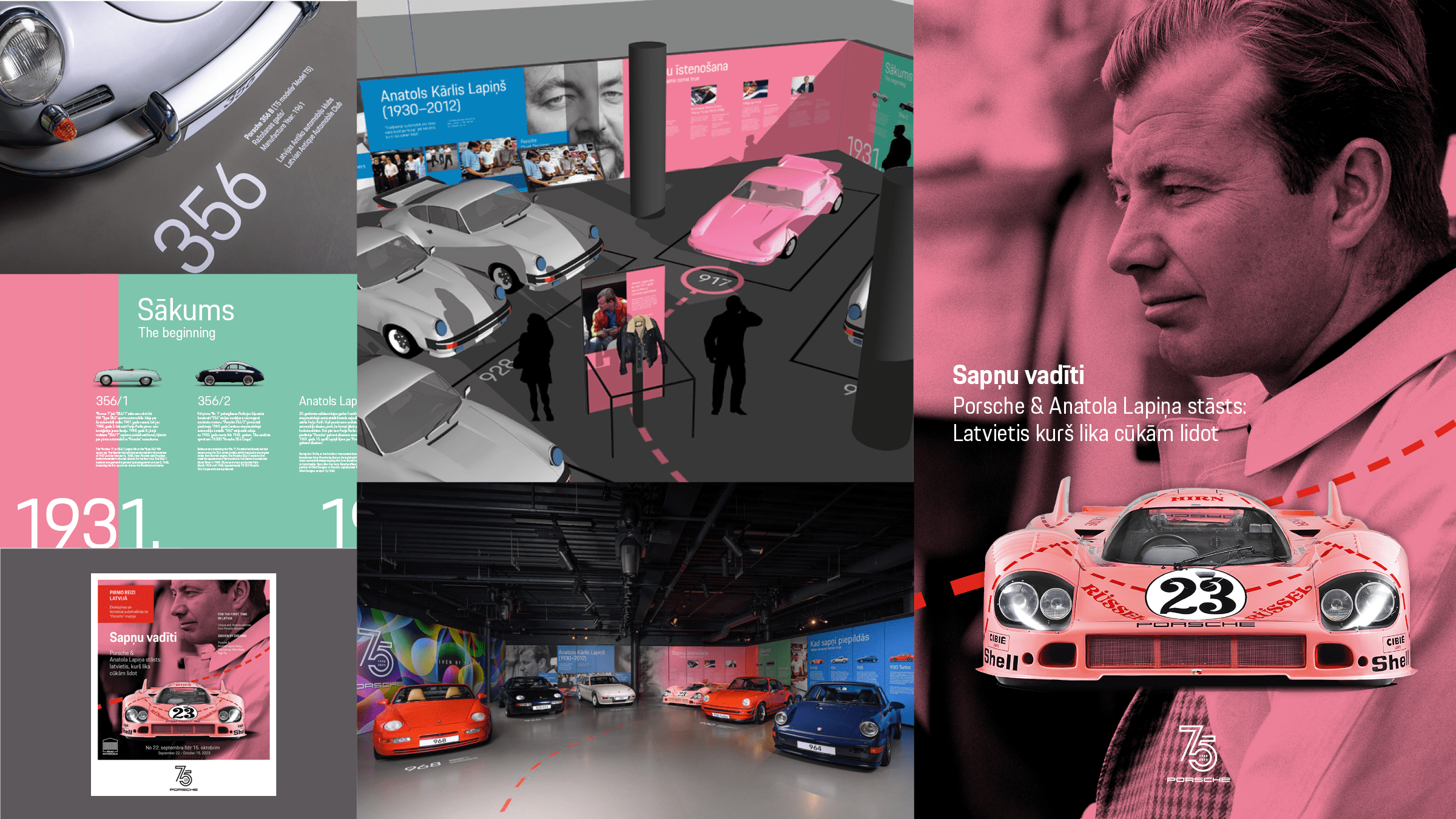 PORSCHE. Exhibition concept, design and production.