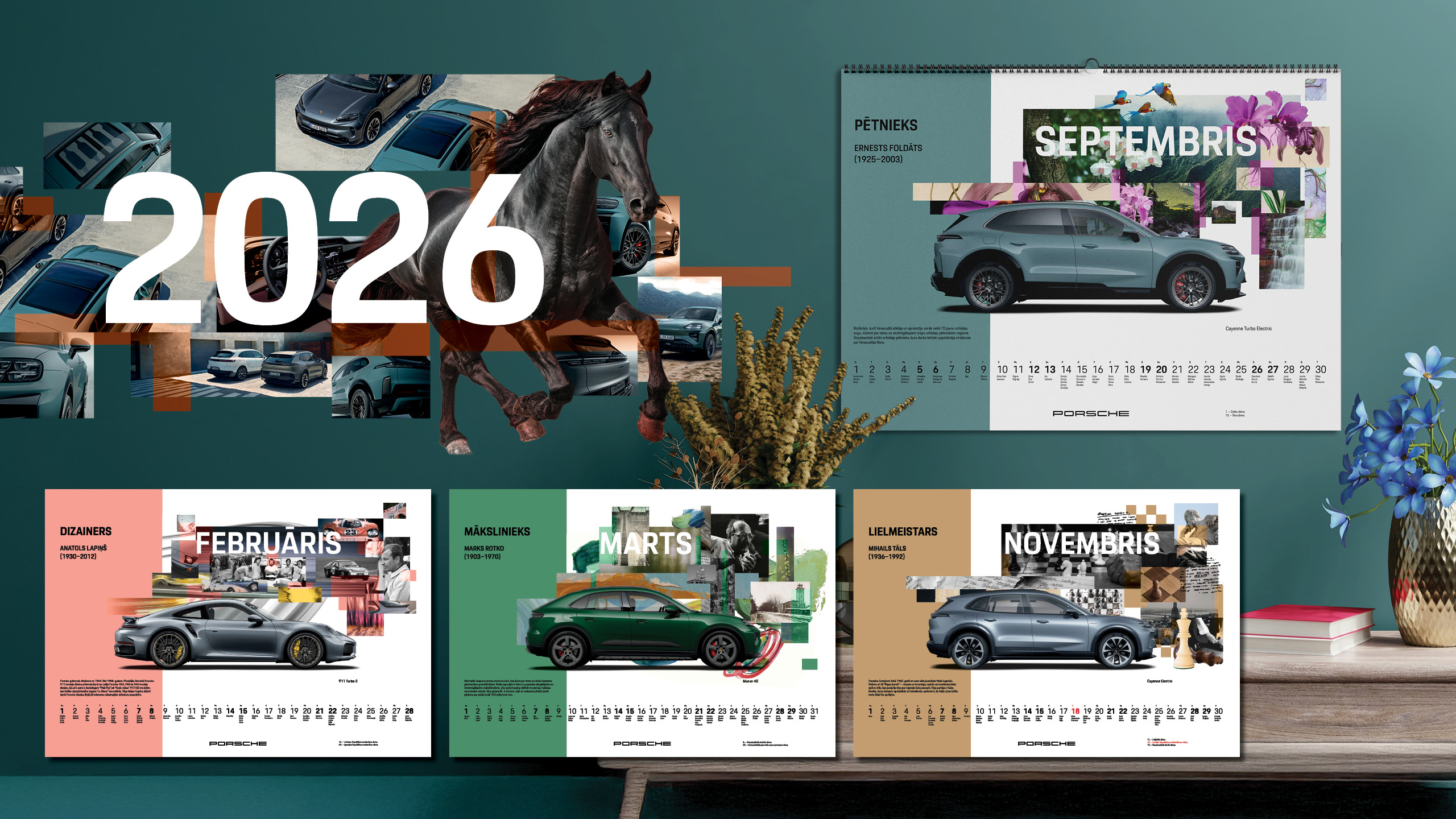 PORSCHE. 2026. Development of the 2026 calendar