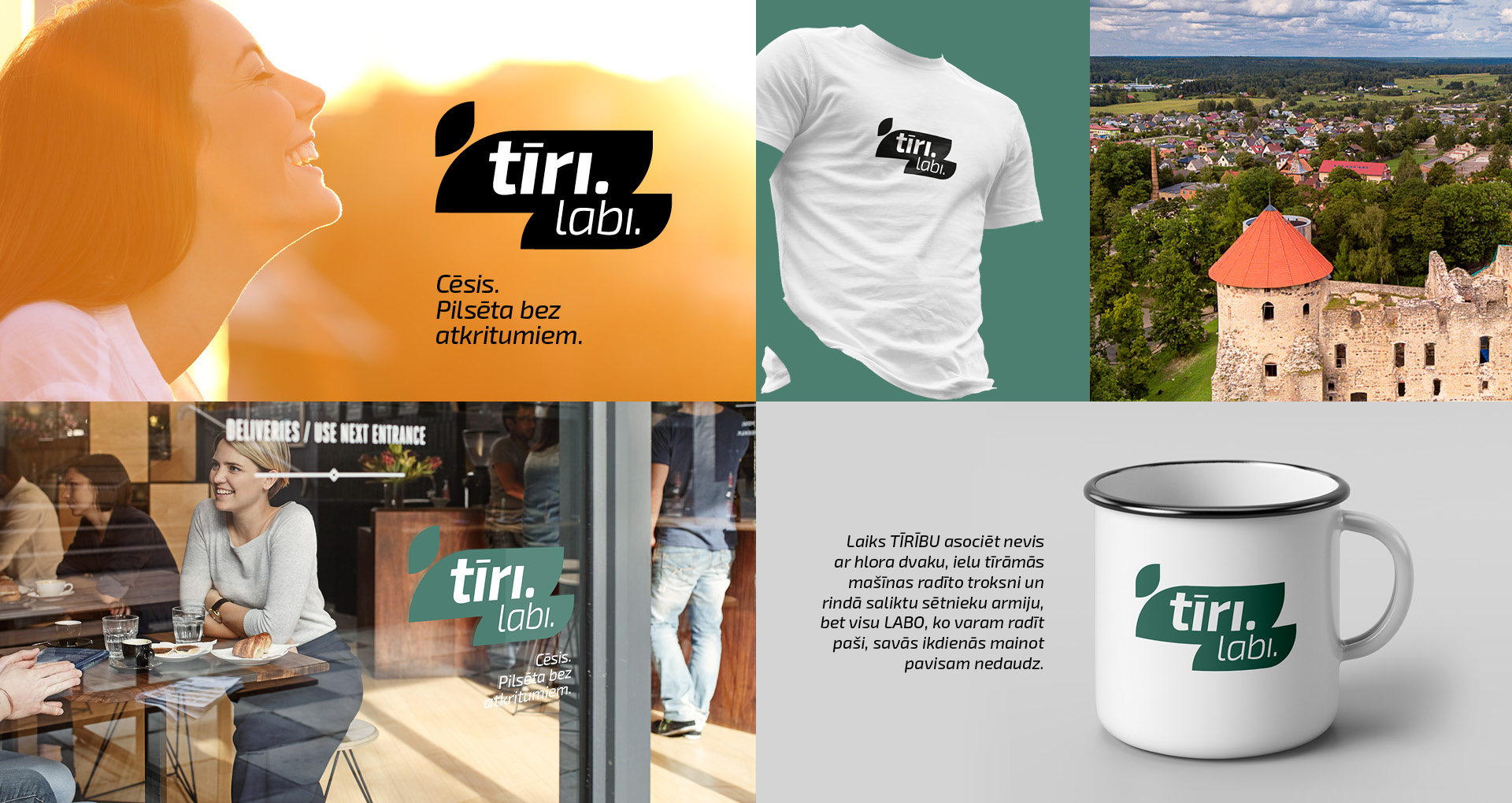 TĪRI LABI. Social initiative of the city of Cēsis to reduce waste.