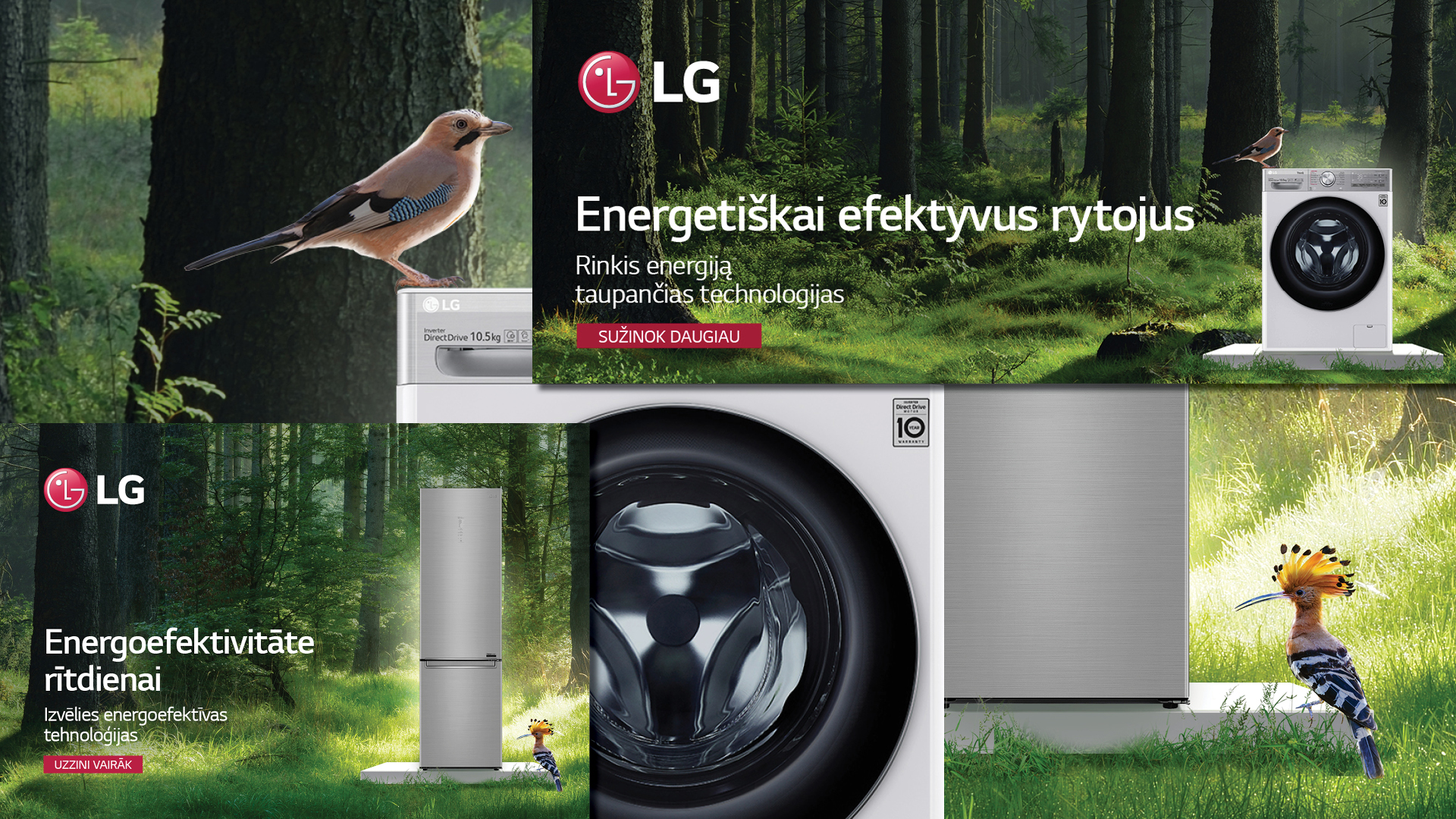 LG. Energy-efficient electronics campaign.
