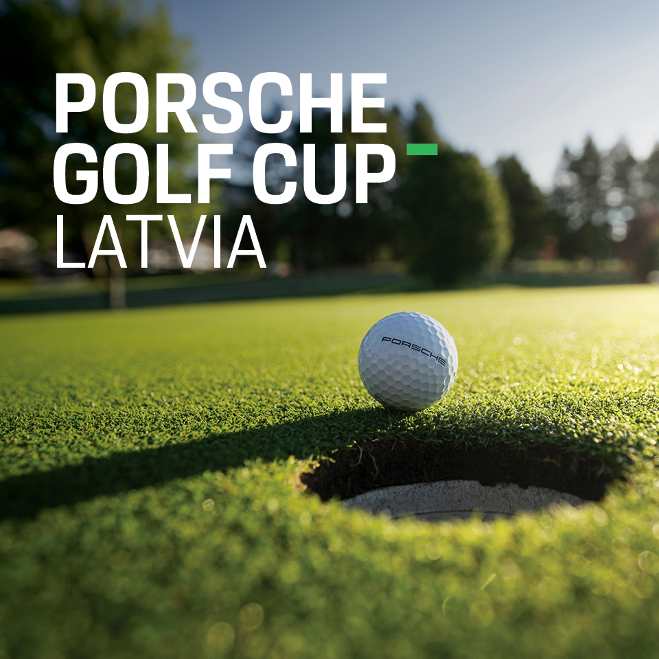 PORSCHE. Golfa sacensību noformējums un komunikācija.